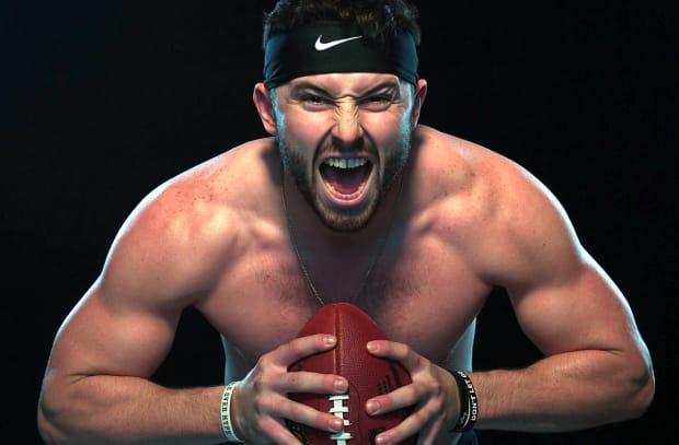 Baker Mayfield appears shirtless on cover of Sports Illustrated