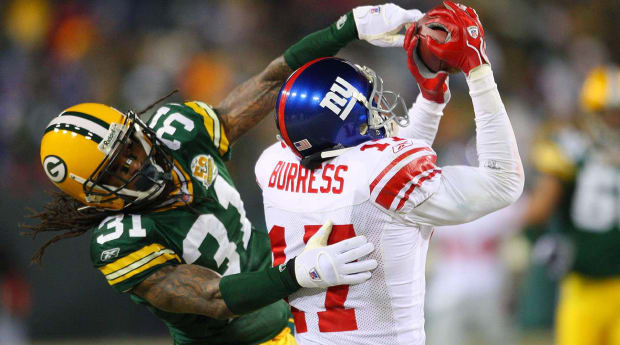 Michael Strahan - Giants vs Packers in Green Bay