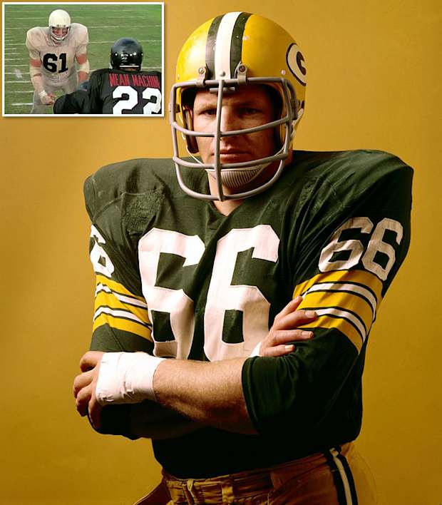 1973 Ray Nitschke Game Worn Green Bay Packers Jersey - Photo, Lot #82254