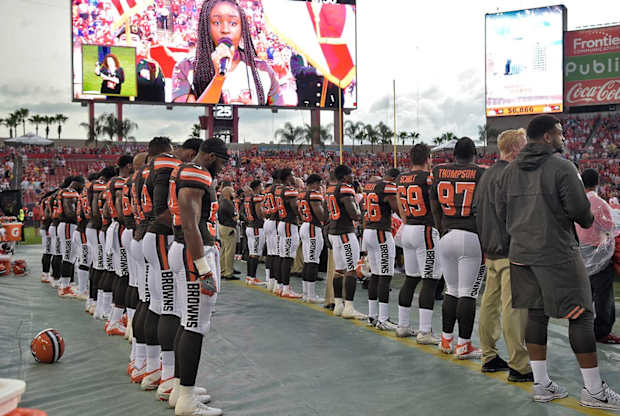 Bengals might stay in locker room or kneel during national anthem