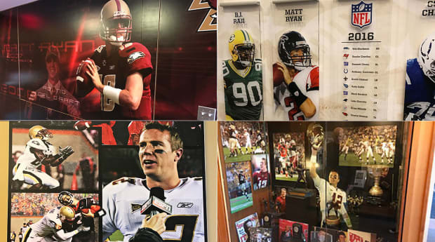 Back at Boston College, Matt Ryan offers encouragement to football