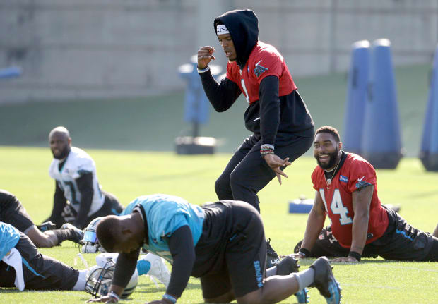 NFL, Carolina Panthers, Mike Tolbert speaks against referees' judgement  of hits on Cam Newton, 2016