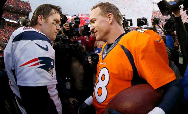 Jeff Fisher wearing colts Peyton Manning Jersey 