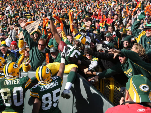 Packers fans take Lambeau Leap into inclusive seats in new end zone addition