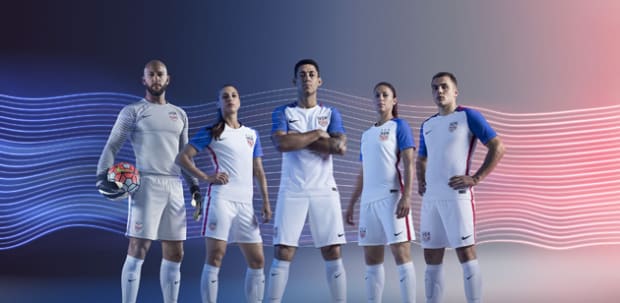 U.S. Soccer unveils 2018 uniforms for USMNT and USWNT