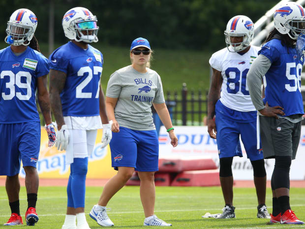 The NFL's Buffalo Bills have made history hiring the first female full-time  coach