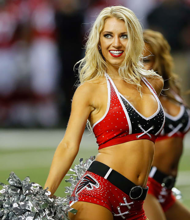 Patriots cheerleaders during an NFL preseason game between the New News  Photo - Getty Images