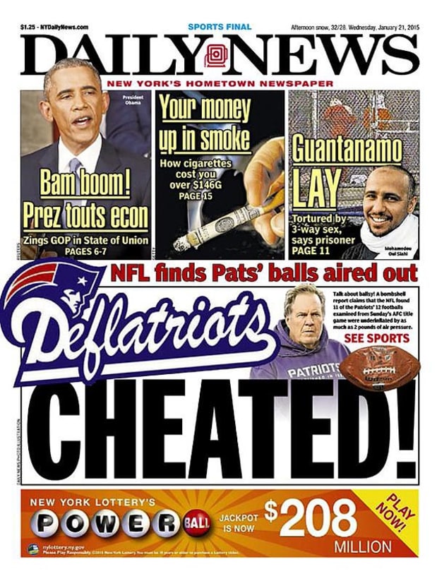 Deflategate headlines showcase best of New York tabloids - Sports  Illustrated