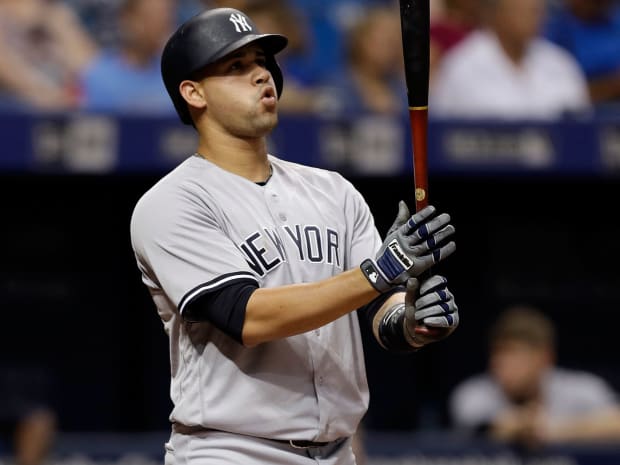 Yankees bench slumping Gary Sanchez for playoff opener against