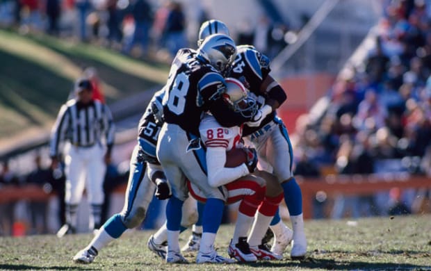 Carolina Panthers Rookie Cornerback Caleb Mills walks to the field News  Photo - Getty Images