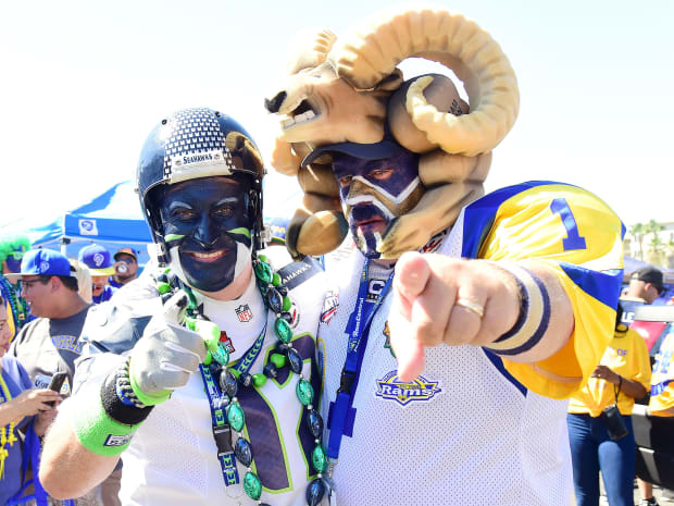 LA Rams return to Los Angeles Memorial Coliseum as LeBron James and Red Hot  Chili Peppers see win over Seattle Seahawks