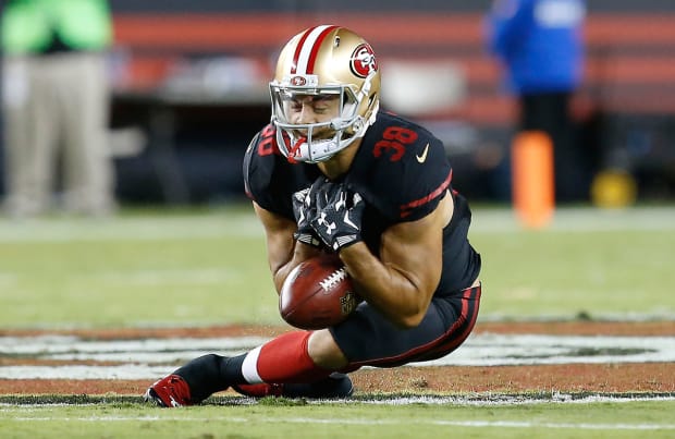 Jarryd Hayne records impressive figures for San Francisco 49ers vs Detroit  Lions