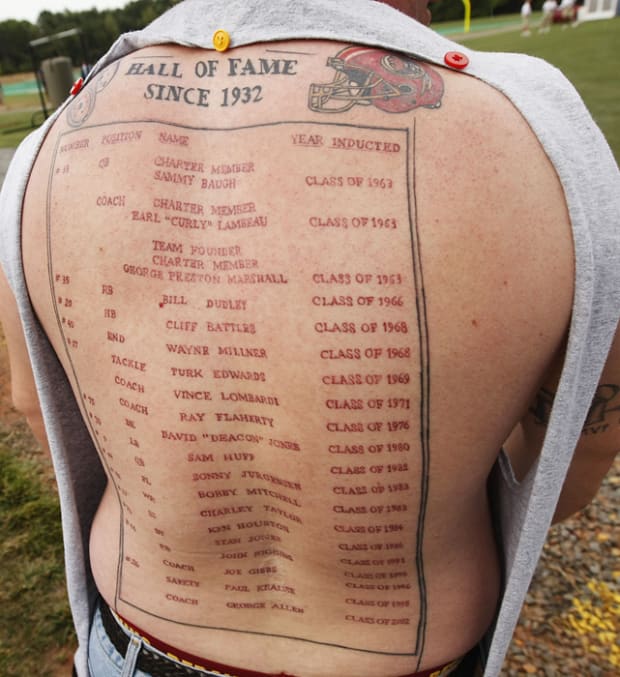 This may be the worst Washington Redskins tattoo ever