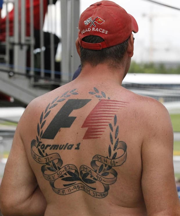 My first formula one tattoo car racing Grand Prix driver f1 tattoos f1  tattoo