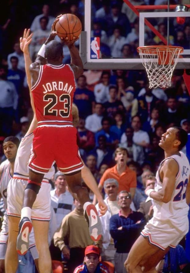 michael jordan wearing retro 4