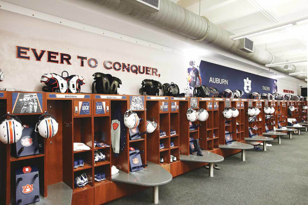 Auburn Locker Room Gets Visual Remake Sports Illustrated