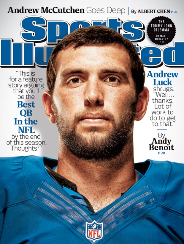 Cutler, Stafford don cover of Sports Illustrated