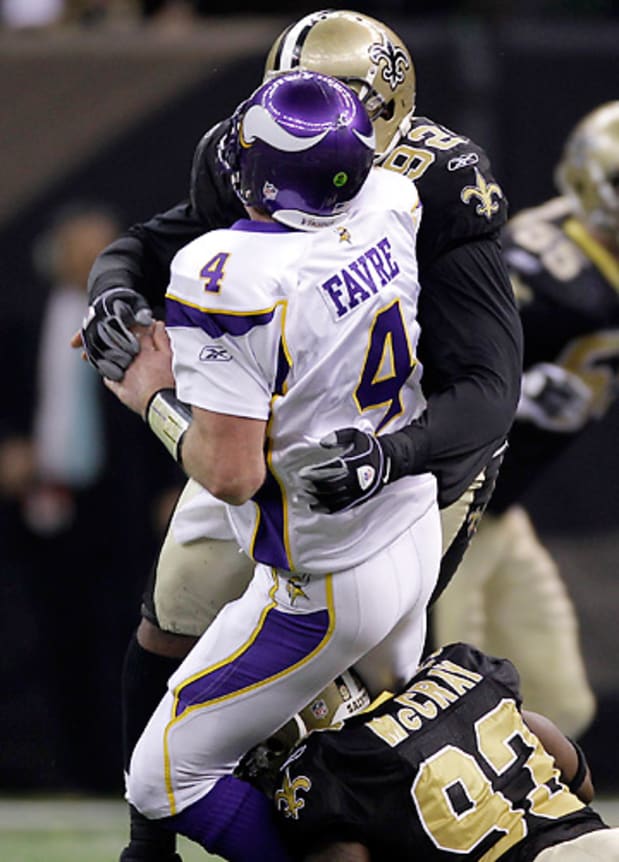 Vikings' Brett Favre among New Orleans Saints' bounty targets, NFL says –  Twin Cities