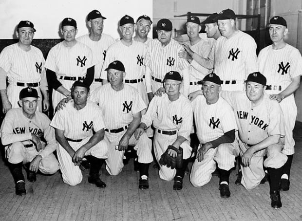 1923 NEW YORK GIANTS MLB BASEBALL PITCHING STAFF WORLD SERIES YANKEES METS