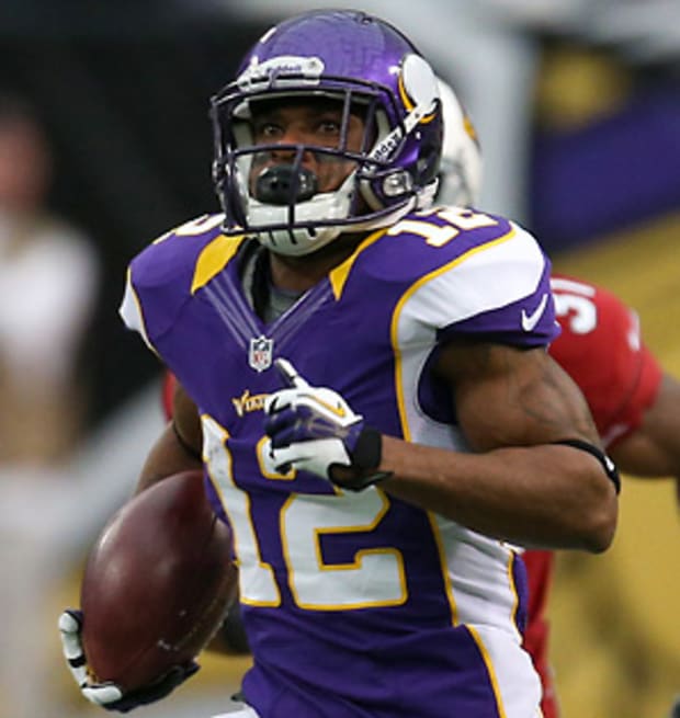 Adrian Peterson of Minnesota Vikings glad Percy Harvin happy with