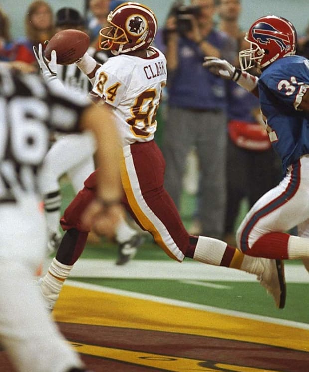 Mark Rypien to Art Monk Touchdown 9/30/1991 REDSKINS EAGLES 