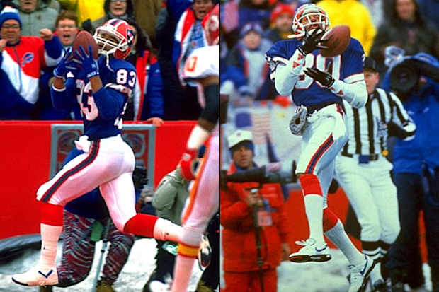 Jim Kelly, Andre Reed, Pro Football Hall of Fame, AP photo