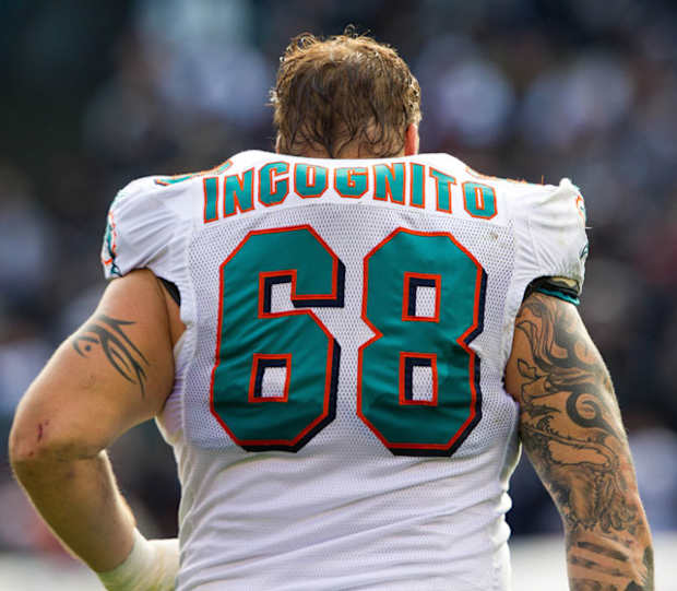 Miami Dolphins 68 Richie Incognito white Elite