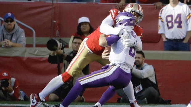 Christian Ponder, Vikings upset the 49ers - The Boston Globe