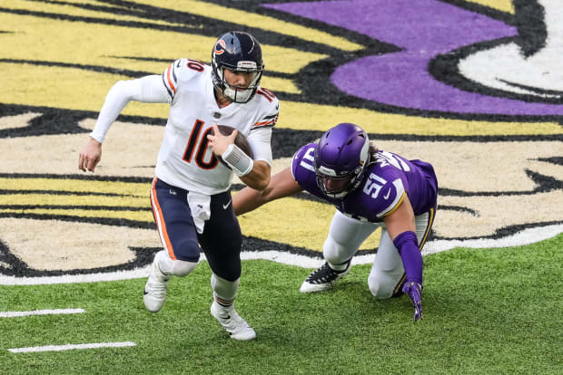 Mitchell Trubisky's arm couldn't beat the Patriots on Bears' Hail Mary 