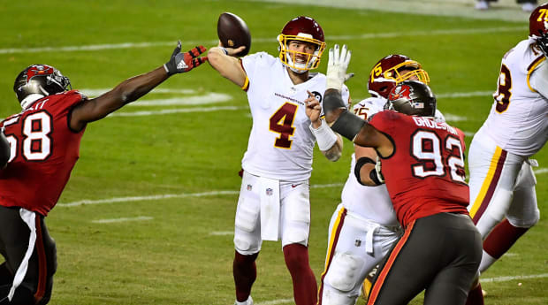 Taylor Heinicke goes toe-to-toe with Tom Brady for four quarters