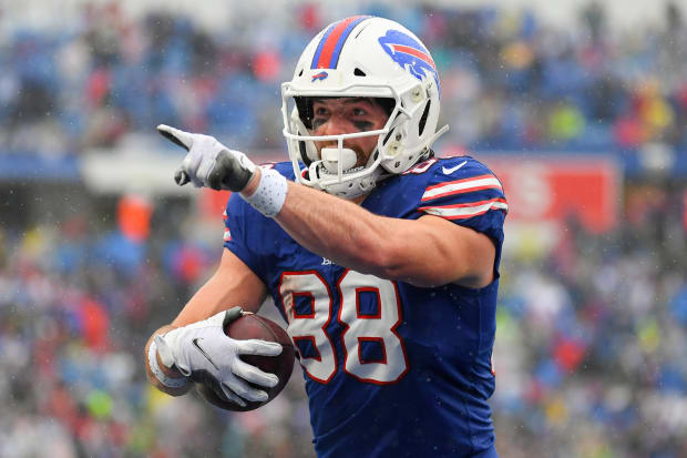 Dawson Knox player prop bets for Bills vs. Titans, Week 2