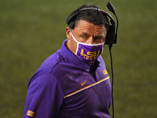 Ed Orgeron is right at home in leading LSU to the top - Los Angeles Times