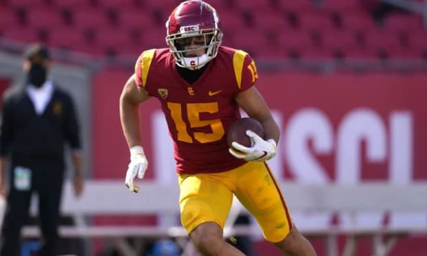 Former USC WR Drake London picked 8th by Atlanta Falcons in NFL draft –  Orange County Register