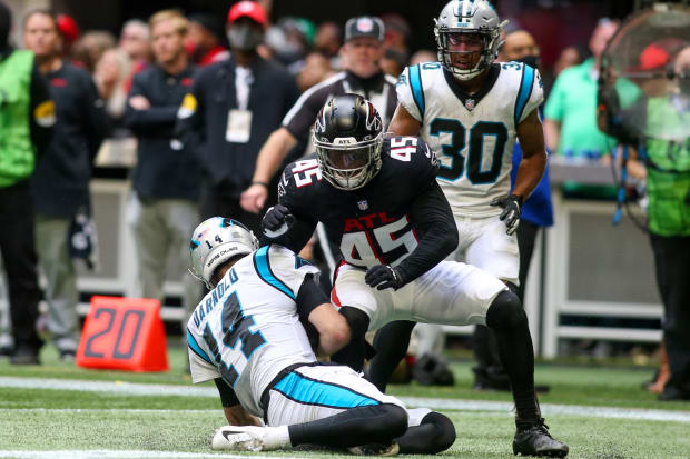 Panthers Sign Deion Jones to 53-Man Roster - Sports Illustrated Carolina  Panthers News, Analysis and More