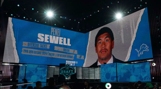 Lions draft pick Penei Sewell never will forget his humble