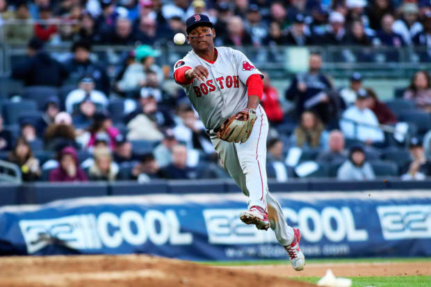 Red Sox's Devers aims to improve his defense at third