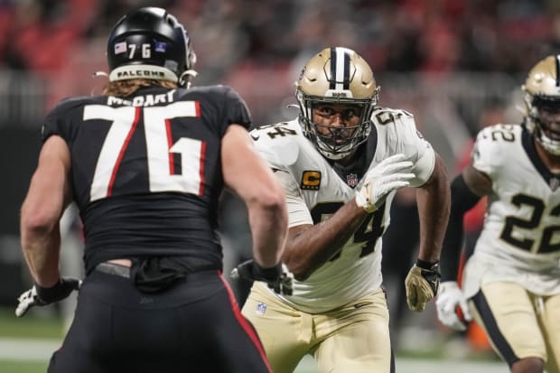 Cam Jordan Takes Shot at Falcons While Downplaying Saints' Rivalry