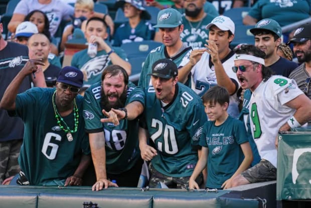 Eagles fans feasting on another win - WHYY