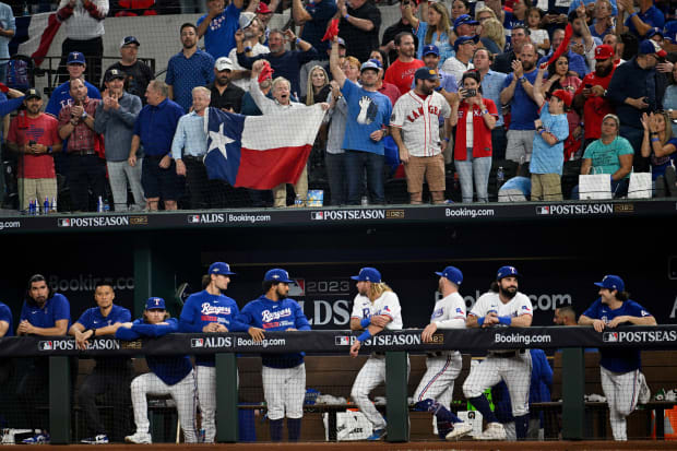 Rangers fans who flew from Hawaii to Texas for playoffs