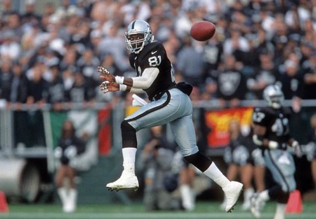 Oakland Coliseum memory includes Tim Brown setting an NFL record