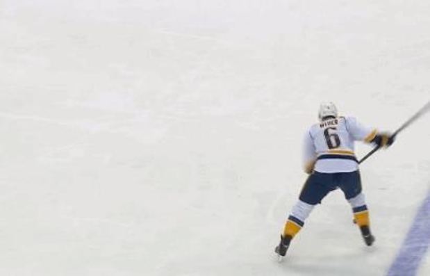 Gif Senators Cody Ceci Hit In Head With Shea Weber Slapshot Sports Illustrated