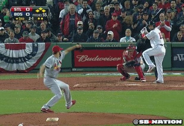 Shane Victorino Ropes Bases-Clearing Line Drive Off Green Monster to Put Red  Sox Up Early (GIF) 