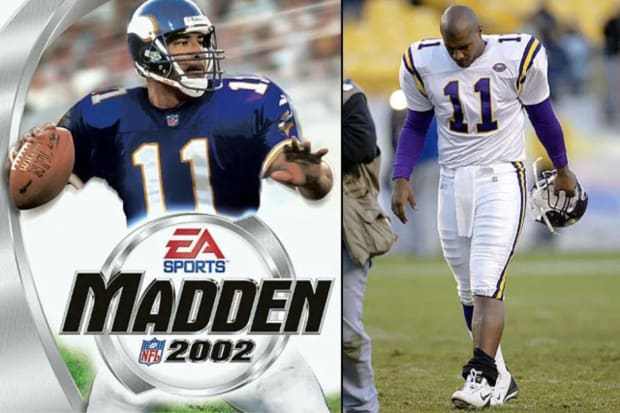 PlayStation 2 game - Madden 2002 - Daunte Culpepper cover