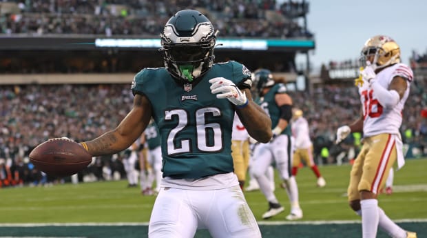 Eagles-Texans Parlay: Miles Sanders O/U 79.5 Yards Rushing Nov. 3