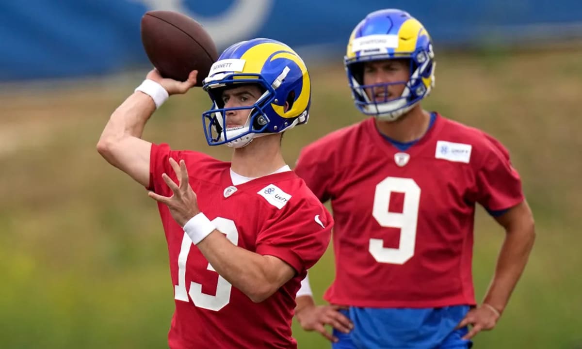 Rams place backup QB Stetson Bennett on reserve/non-football