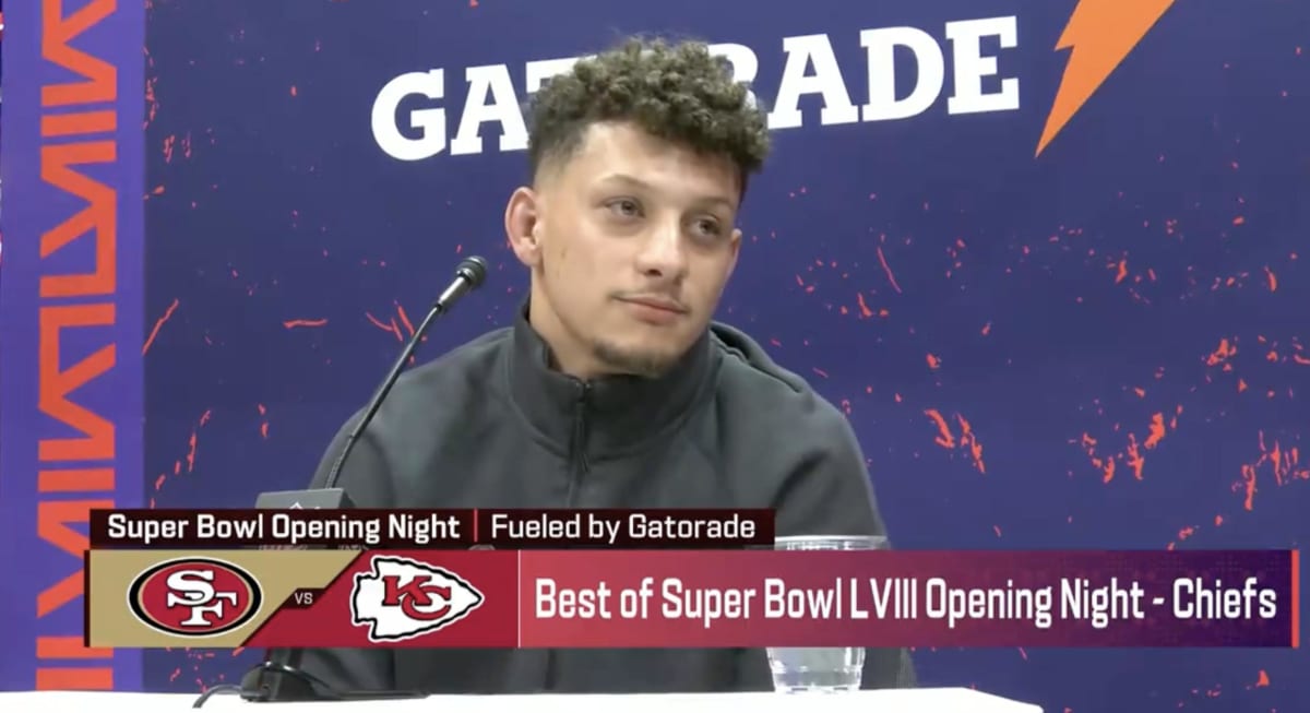 Patrick Mahomes Had Perfect Response to Question About His Voice Sounding Like Kermit the Frog