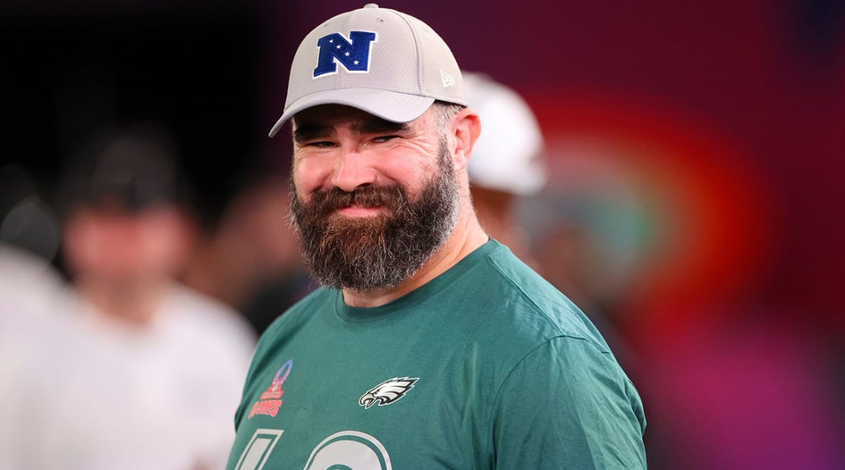 Jason Kelce’s Wife Had Priceless Reaction to His Super Bowl Afterparty Antics