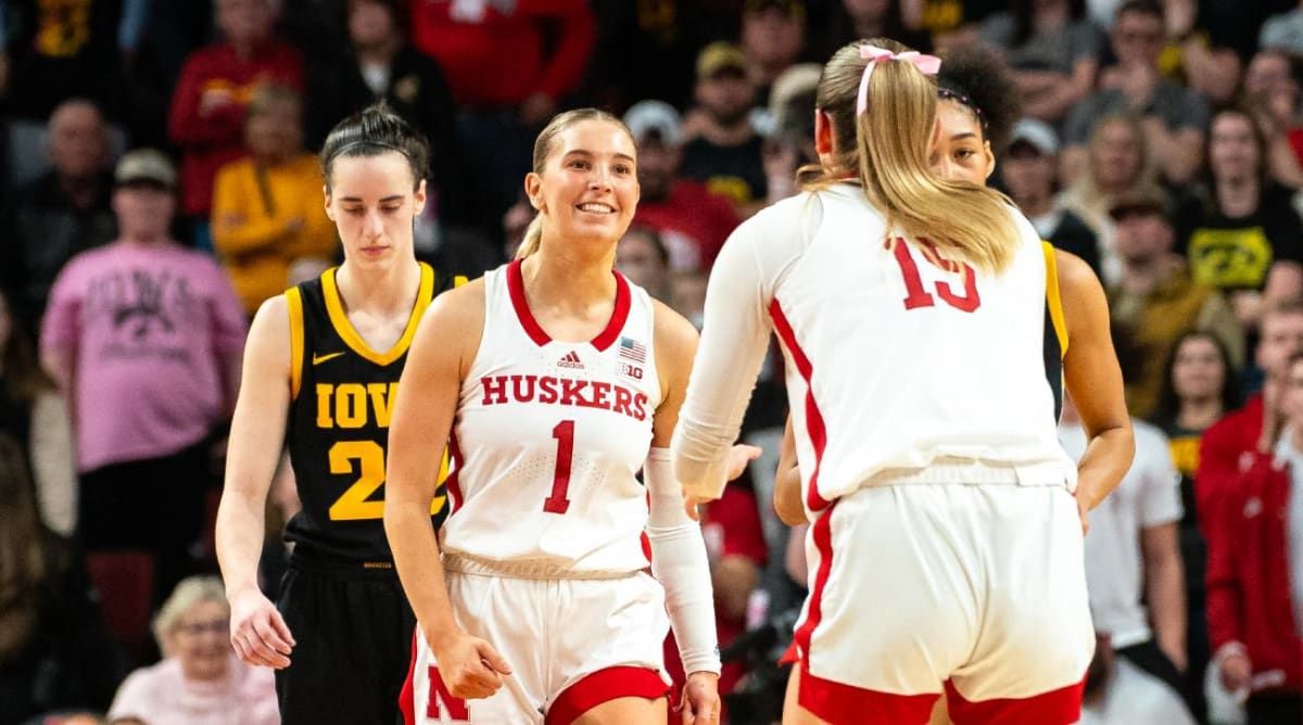 Nebraska’s Jaz Shelley Trolls Iowa’s Caitlin Clark With Sassy Celebration in Upset Win