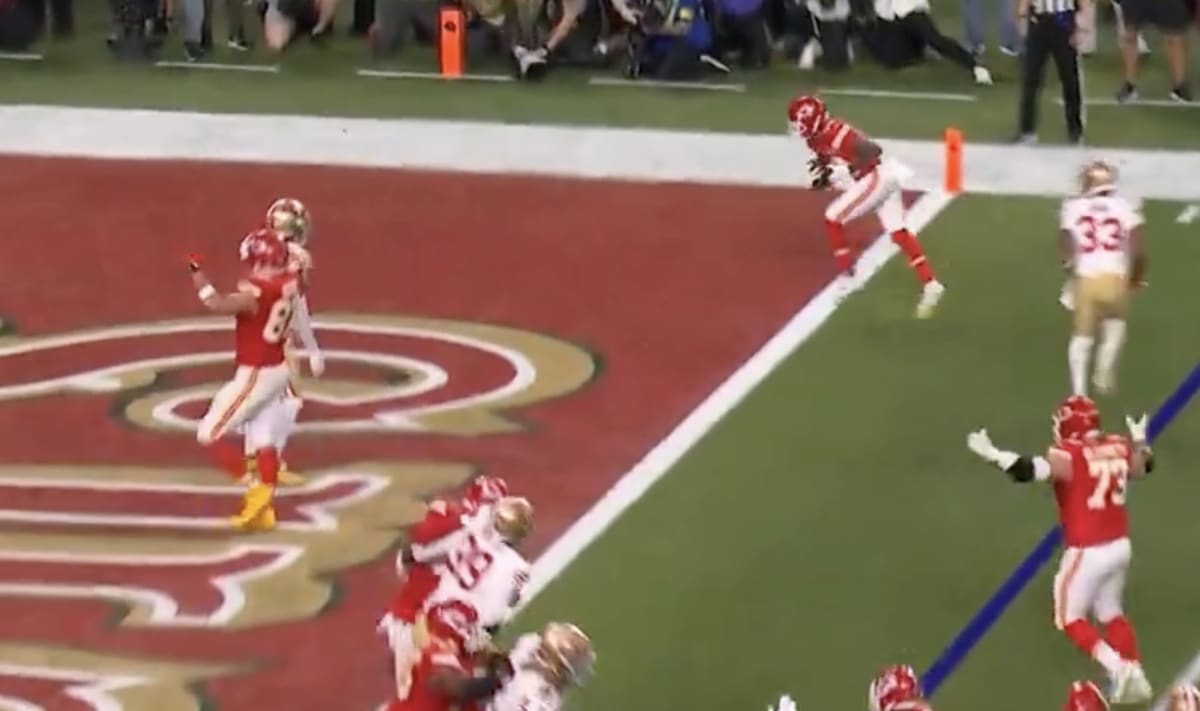 NFL fans loved Travis Kelce's great move on the Chiefs' Super Bowl ...