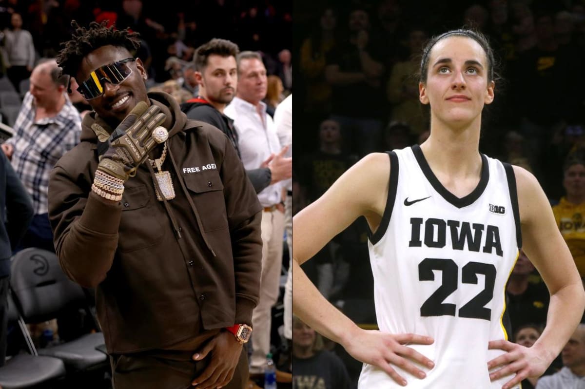 Antonio Brown Slams Iowa Star Caitlin Clark